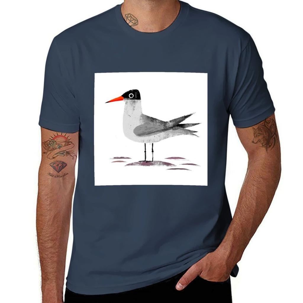 Caspian Tern TShirt Casual Basic Street Style TShirt