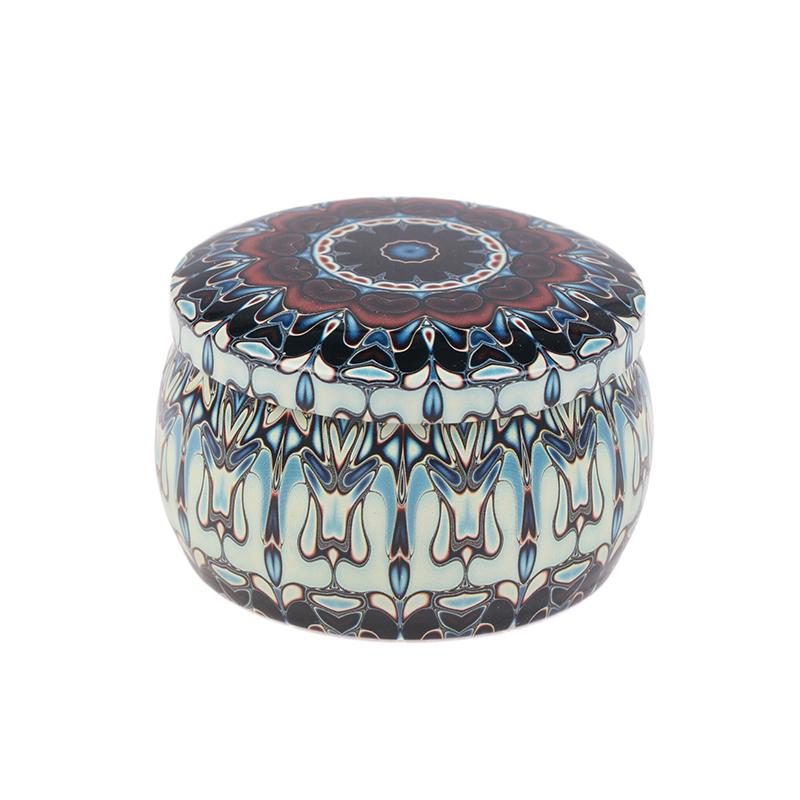 Vintage Candle Tin Can Candy Cookie Storage Box Dry Spice Storage Jar Suitable DIY Candle Cosmetic Ointment Making Christmas