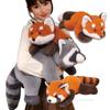 30-65cm Raccoon Red Panda Plush Toy Soft Stuffed Animals Doll Pillow for Girls Children Kids Baby Birthday Gift