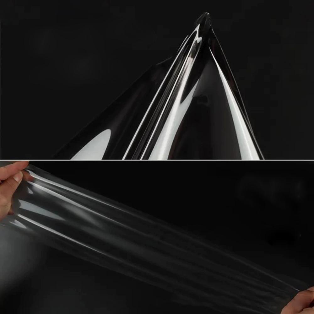 For Cadillac XT6 2019-2026 High Gloss Smoke Black Pre-Cut Headlight Protection Film TPU PPF Kit Anti-Scratch Vinyl Wrap Cover