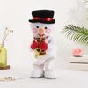 35см Рождественская плюшевая игрушка Снеговик Лось Танцующие Поющие Мягкие игрушки Электрическая плюшевая кукла Домашний декор