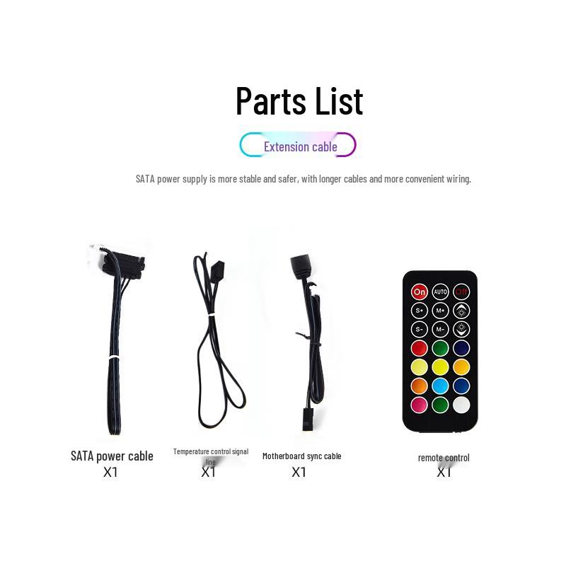 JPLAYER Ziyi Co-branded ARGB PC Cooling & Lighting Components