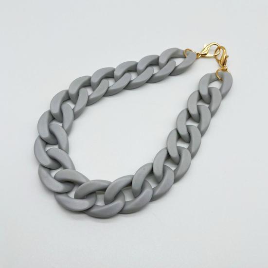 60 СМ Матовая Акриловая Сверхмощная Сумка Ремешок-Цепочка с Застежкой-Крючком Сумка Через Плечо Сумка Сумка