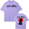 Eladio Carrion Don Kbrn Album 2025 Tour Double Sided Print T Shirts Men Women Gothic Clothes Hip Hop T-shirt 100% Cotton T Shirt