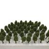 Кедровый лес Модель кедра Выберите цвет и размер Диорама N Gauge Железнодорожная архитектура Деревья Ландшафтная модель Дерево Миниатюрное Темный [DauStage]