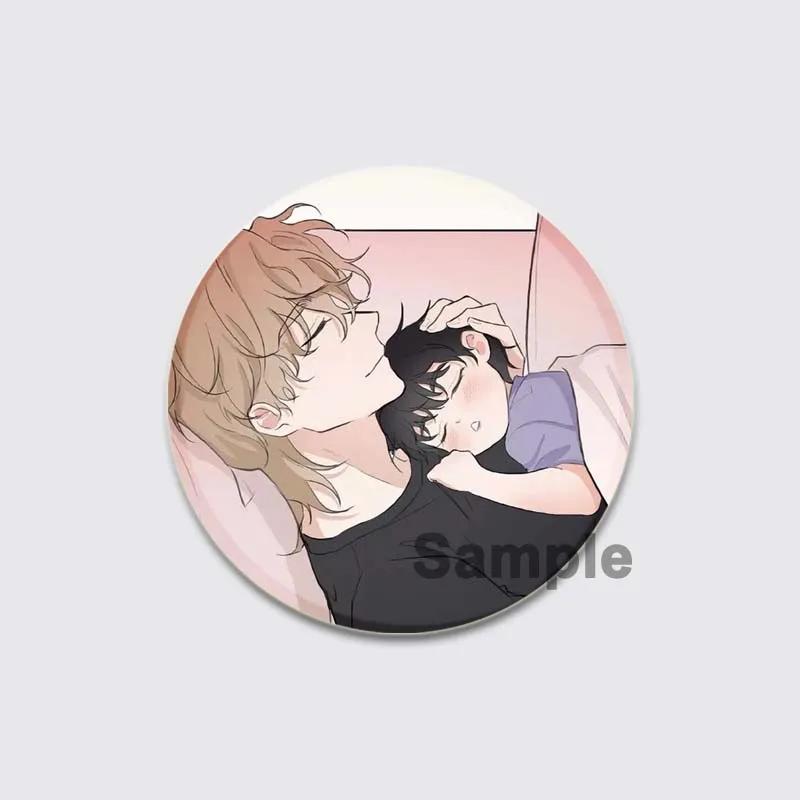 32/44/58mm BL Anime Low Tide In Twilight Badge Cartoon Brooches On Backpack Clothes Handmade Round Enamel Pins for Jewelry Gift Accessory