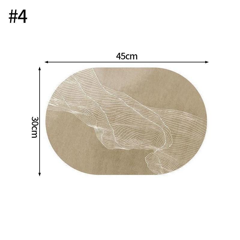 Искусственная кожа салфетки овальной формы чашки столовые приборы салфетки обеденный стол подставка нескользящая подставка под чашку домашний декор коврики для посуды