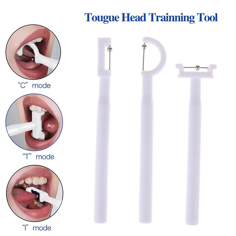 3/4 шт. Детский тренажер для кончика языка, уход за полостью рта, сила мышц, инструмент для тренировки языка, гибкость, стабильность
