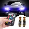 Led T10 Rgb Автомобильный габаритный фонарь 12 В Rgbw Cob Светодиодная лампа для чтения с автоматической атмосферной лампой с пультом дистанционного управления