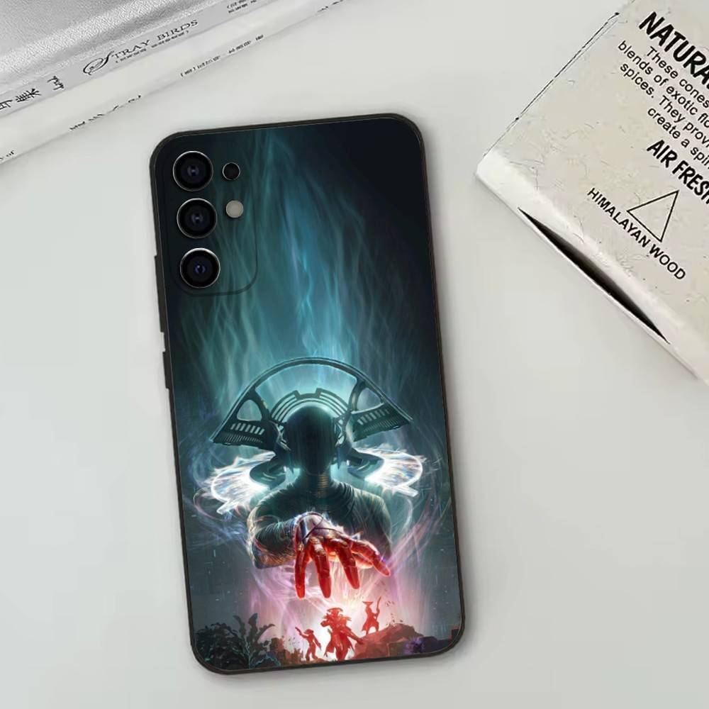 Destiny Phone Case Black Silicone Soft For Samsung S25,S24,S21,S22,S23,S30,Ultra,S20,Plus,Fe,Lite