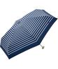 Folding Umbrella with Heart Embroidered for Sun and with Storage Wide Easy To Timeless Perfect for and Stylish and Product Wpc. Women's Border, Navy,