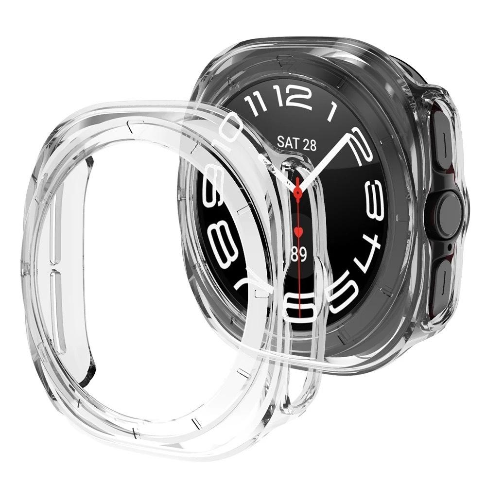 PC Matte Watch Case For Samsung Galaxy Watch 7 Ultra Case Hollow Hard Protective Cover For Galaxy Watch 7 Ultra 47mm Accessories