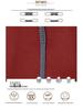 Mom's Red Fleece-Lined Winter Sweater - Perfect for New Year & Spring Festival for Middle-Aged and Elderly Women