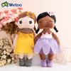 Metoo Doll plushie cute and charming Flower Fairy Angela Plush Playthings Pillow Cartoon Decoration Present Designed For Children Friends