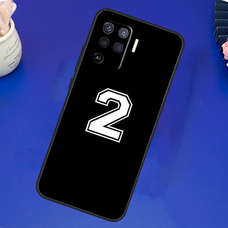 Индивидуальный чехол с счастливым номером футболиста Для OPPO A17 A57 A77 A78 A15 A16 A52 A72 A76 A96 A74 A94 A5 A9 A31 A93 A54S A53S A57S