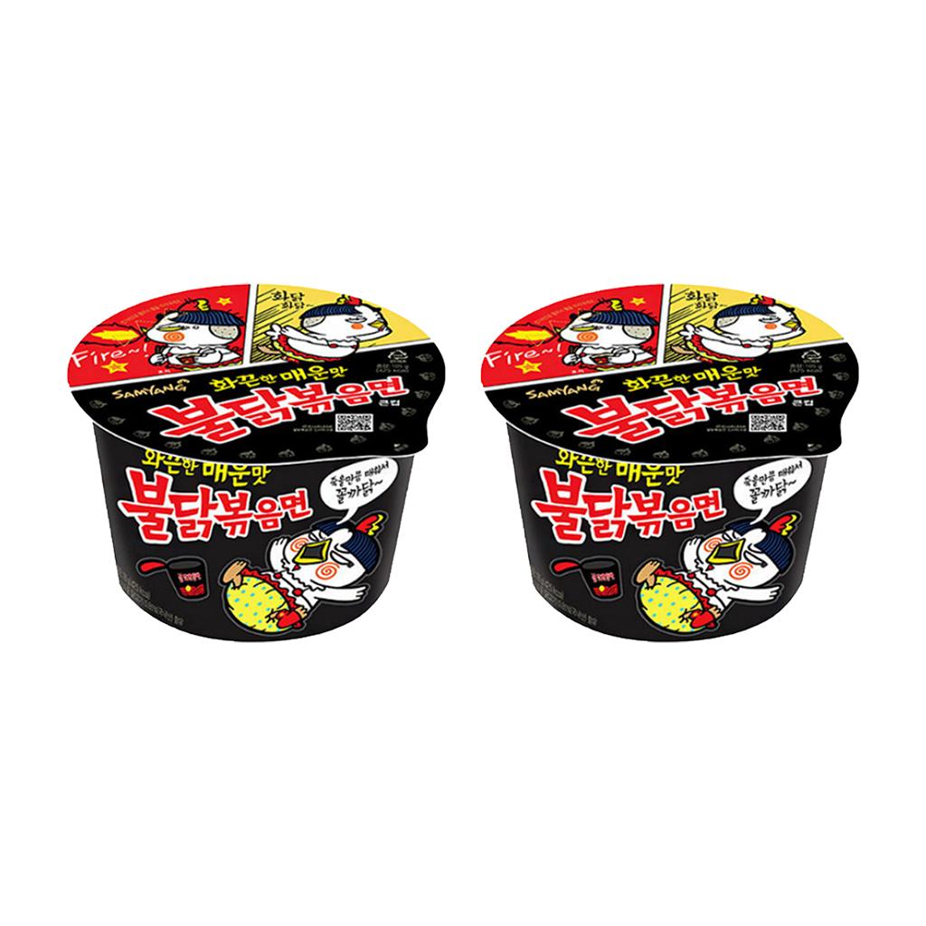 Samyang Острая лапша рамэн со вкусом курицы в большой чашке 105г (2 разных количества)