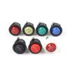 5PCS 23MM KCD1 Round Rocker Switch 2/3Pin ON-OFF-ON 2/3 Position 6A/250VAC 10A/125VAC SPST LED Car Push Button Switch With Light