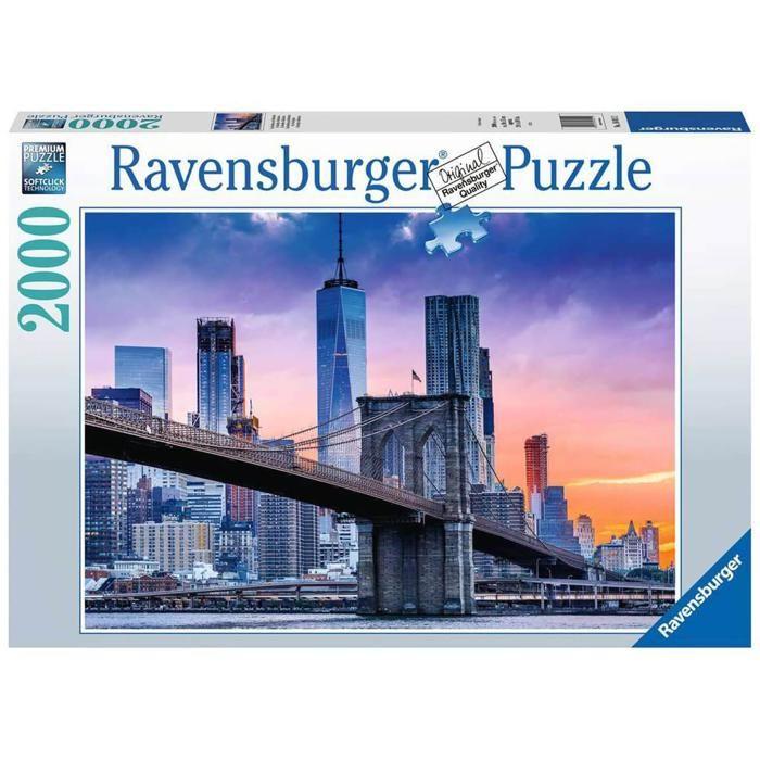 Puzzle 2000 pièces : de brooklyn à manhattan