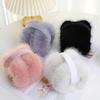 Color Ear Cover Fashion Solid Soft Back Wear Earmuffs Women Thicken Plush Ear Protector Warmer Winter Faux Fur Earmuff Earbags