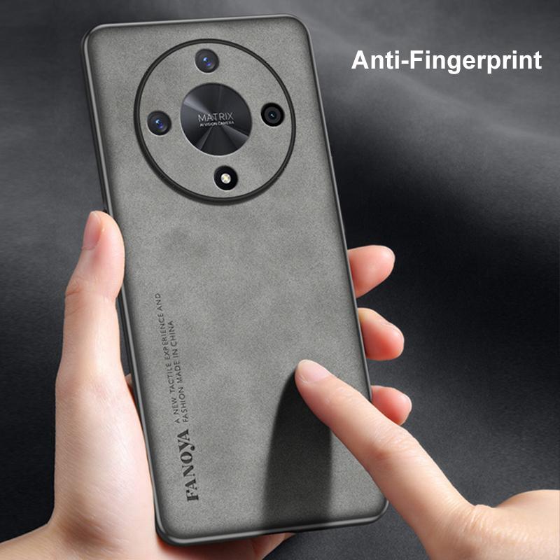 For Honor Magic 5 Lite X9A Case Luxury PU Leather Phone Case For Honor Magic 6 Lite X9B 5G Back Cover Silicone Full Protection