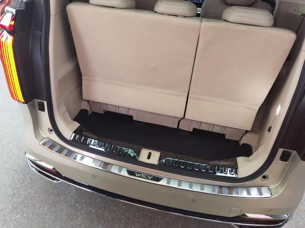 24 Wei High-Mountain Rear Skid Plate Door Sill & Trunk Tailgate Trim Strip - Modification Parts & Accessories