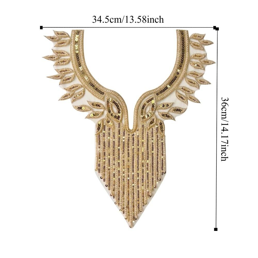 Fashion Embroidery Applique Luxury Clothing Applique Dress Decorations Applique Patches  Apparel