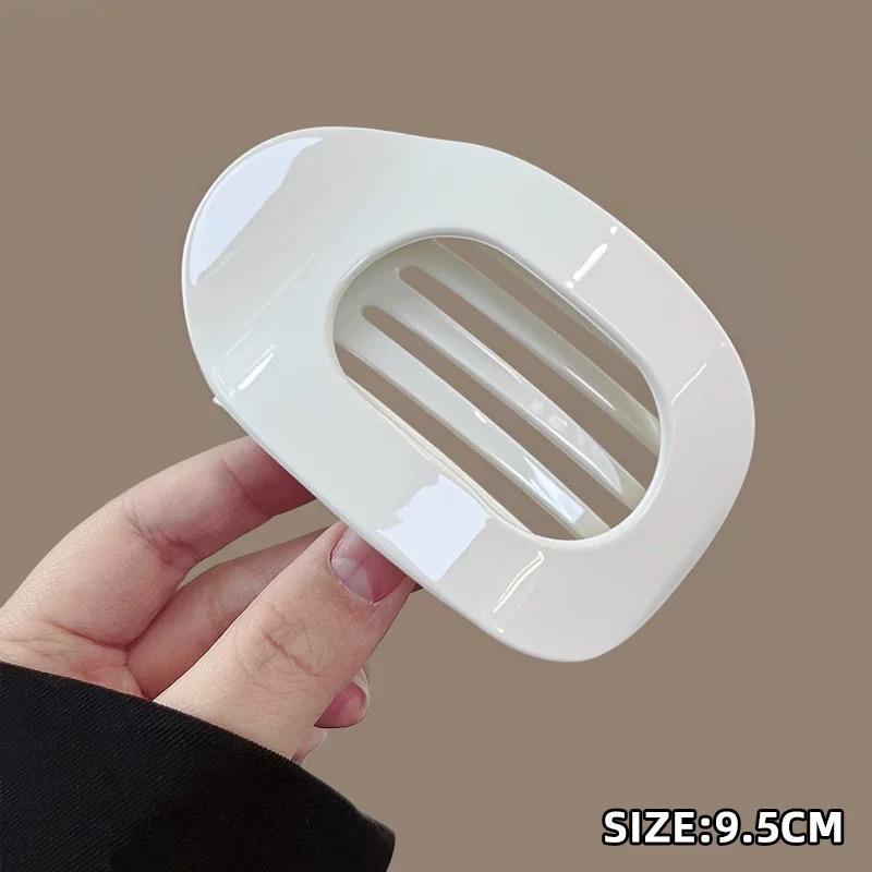 Новые элегантные матовые акриловые закругленные заколки-уточки для волос, женская мода, однотонные пластиковые заколки для волос, аксессуары для волос