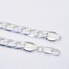8 мм посеребренный браслет-цепочка с браслетом-цепочкой для женщин и мужчин, ювелирные изделия для вечеринок
