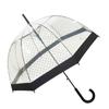 Lady Polka Dot Clear Bell Umbrella