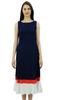 Womens Rayon Solid Ruffle Flare Sleeveless Casual Shift Dress Women Summer
