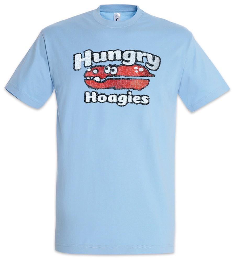 Футболка Hungry Hoagies Плохой Санта Пусть Идет Снег Рождественский Символ Знак Логотип
