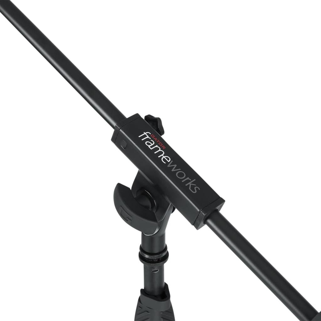 GATOR Frameworks GFW-MIC-2010 Микрофонная стойка типа "журавль" с US (58") и ЕС (38") Совместимость резьбы [Держатель кабеля и адаптер в комплекте]