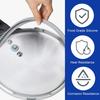 Запасное уплотнительное кольцо для скороварки Подходит для скороварок WMF объемом 4,5, 6,5 и 8,5 кварт, 6068559990 Силиконовое уплотнительное кольцо для скороварки пищевого качества, герметичное