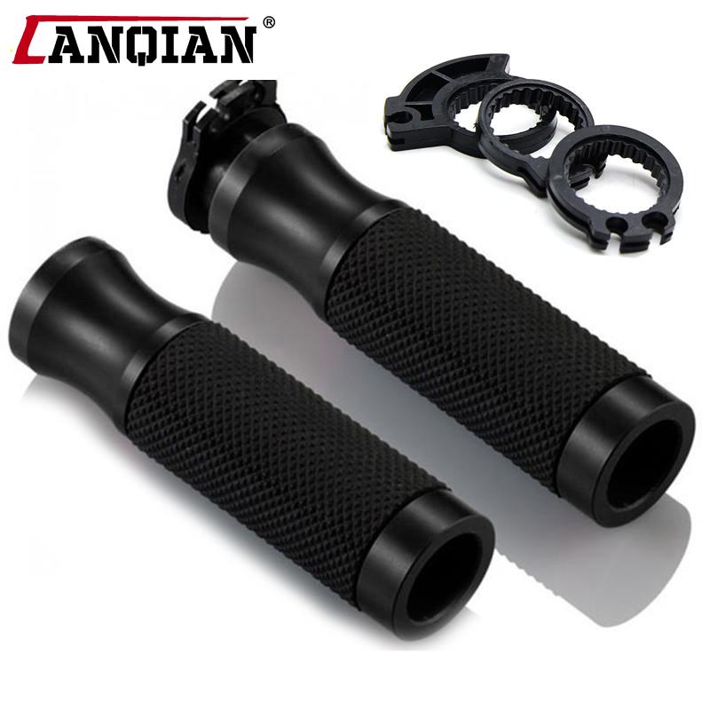 Motorcycle 22mm CNC Aluminum Rubber Gel Handle Bar Grip Hand Grips for Scooter LT LX GT GTS GTV 300 250 125 200 Sprint 150