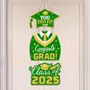 Выпускной 2025 года, подвесная табличка для входной двери Выпускной 2025 года Приветственная табличка для украшения крыльца выпускного