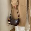 IELGY 2026 Spring Summer New Style Ladies Underarm Female Bag Niche Design Bag Female Solid Color Shoulder Bag Female Dumpling Bag