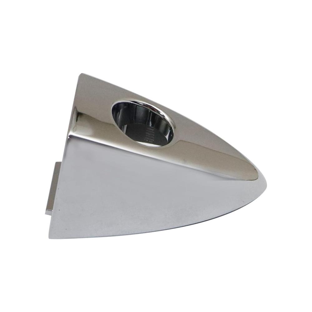 1× Chrome Front Left Door Handle Key Bezel Cover Cap For Honda Accord 2013-2017