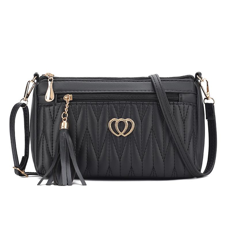 Сумка для мамы, женская маленькая сумка высокого класса для женщин среднего возраста, мини-сумка кроссбоди, женская нишевая сумка-почтальон с кисточкой из мягкой кожи