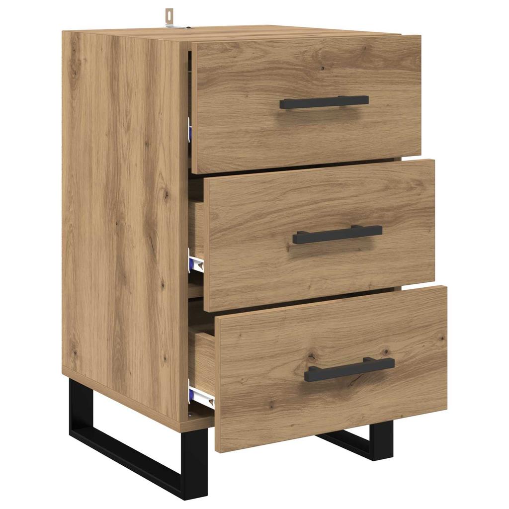 Nightstand Artisan Oak 40 x 40 x 66 cm Particleboard