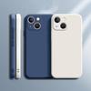 Квадратный жидкий силиконовый чехол для телефона iPhone 14 Plus 11 12 13 14 Pro Max 12 13 mini роскошный защитный чехол для камеры