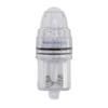 Deep Drop Fishing Light Transparent Plastic AA Battery Powered LED Fishing Light for Trolling Sea Freshwater Blue