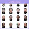 Unique Skull Head Full Face Mask Stylish Mesh Design Party Costume Accessory For Halloween And Christmas Celebrations