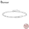925 Sterling Silver Square Zircon Tennis Bracelet for Women Valentine's Day Gift Fine Jewelry