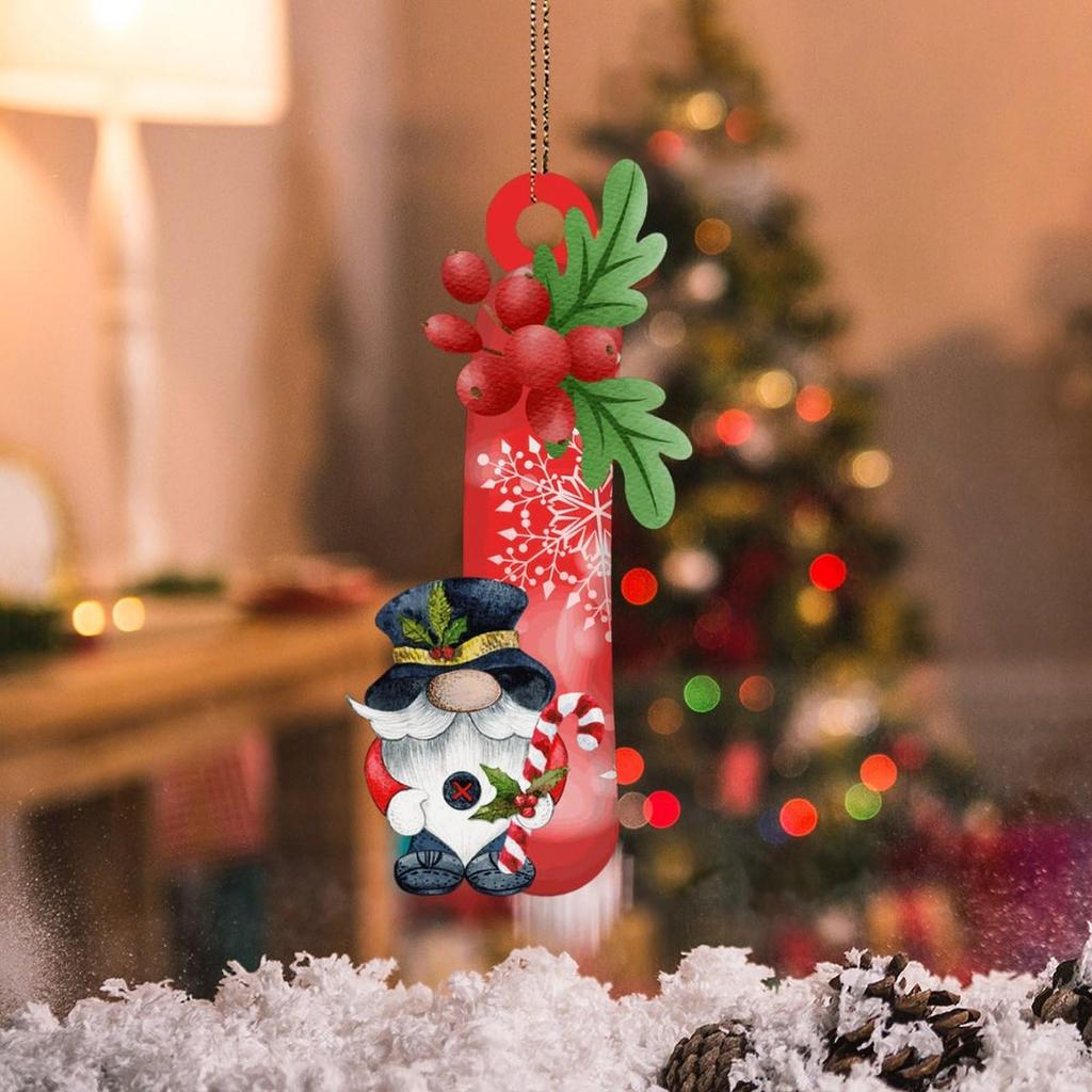 Рождественское украшение Подвеска Рождественская елка Бирка Тематическая вечеринка Поделки Орнамент