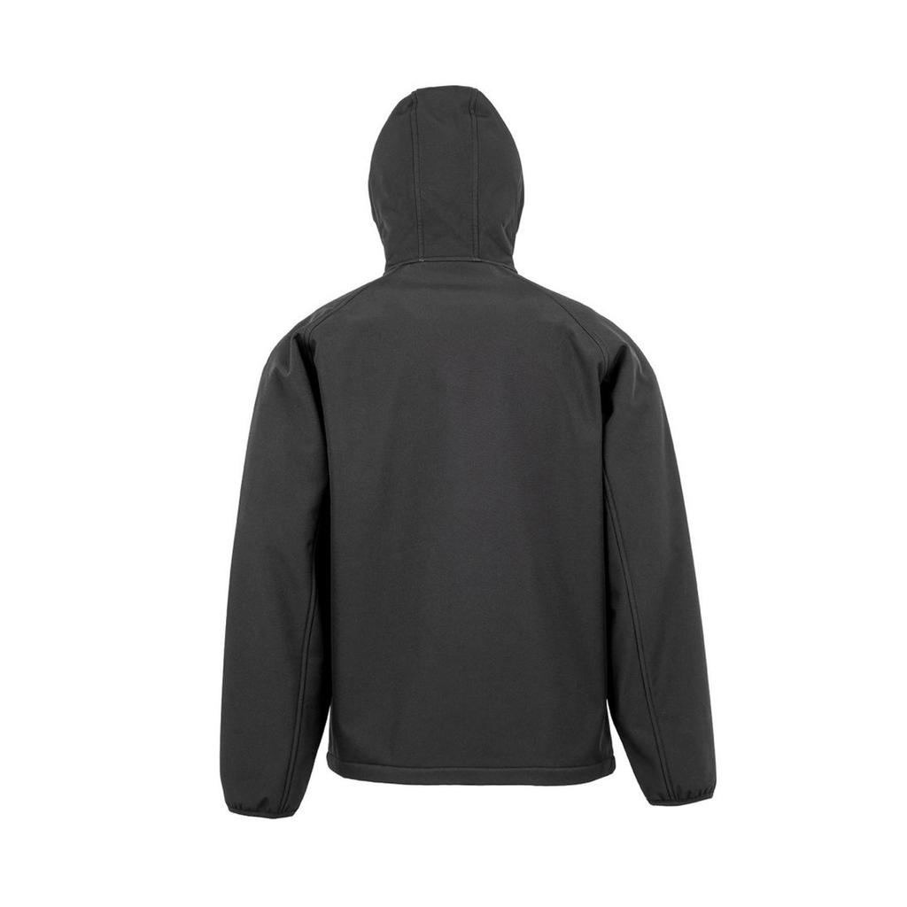 Result Genuine Recycled Mens 3 Layer Hooded Soft Shell Jacket