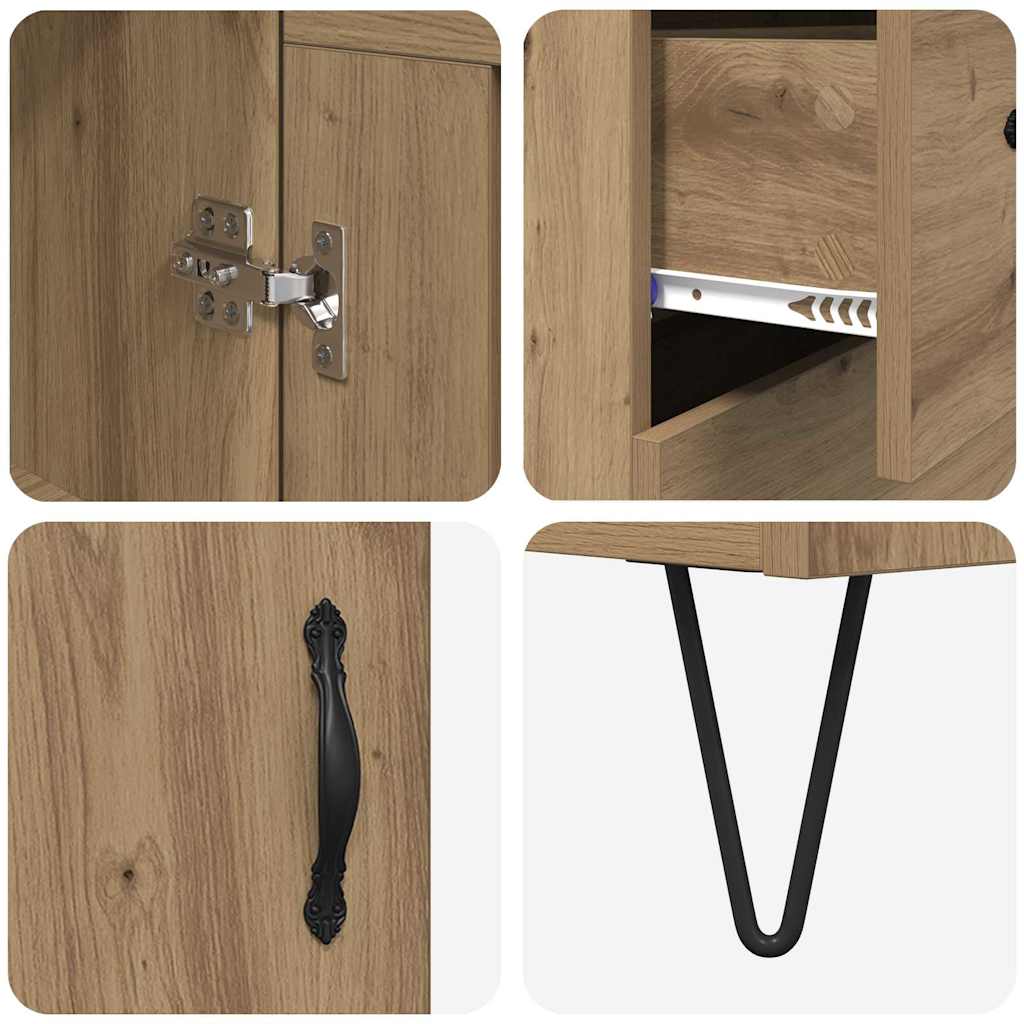 Highboard Artisan Oak 69.5 x 34 x 180 cm Particleboard