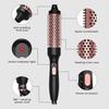 Wired Curling Brush Multi-functional Thermal Brush Fast Heating Negative Ion Round Brush Electric Hair Straightening Curling Wand Tools