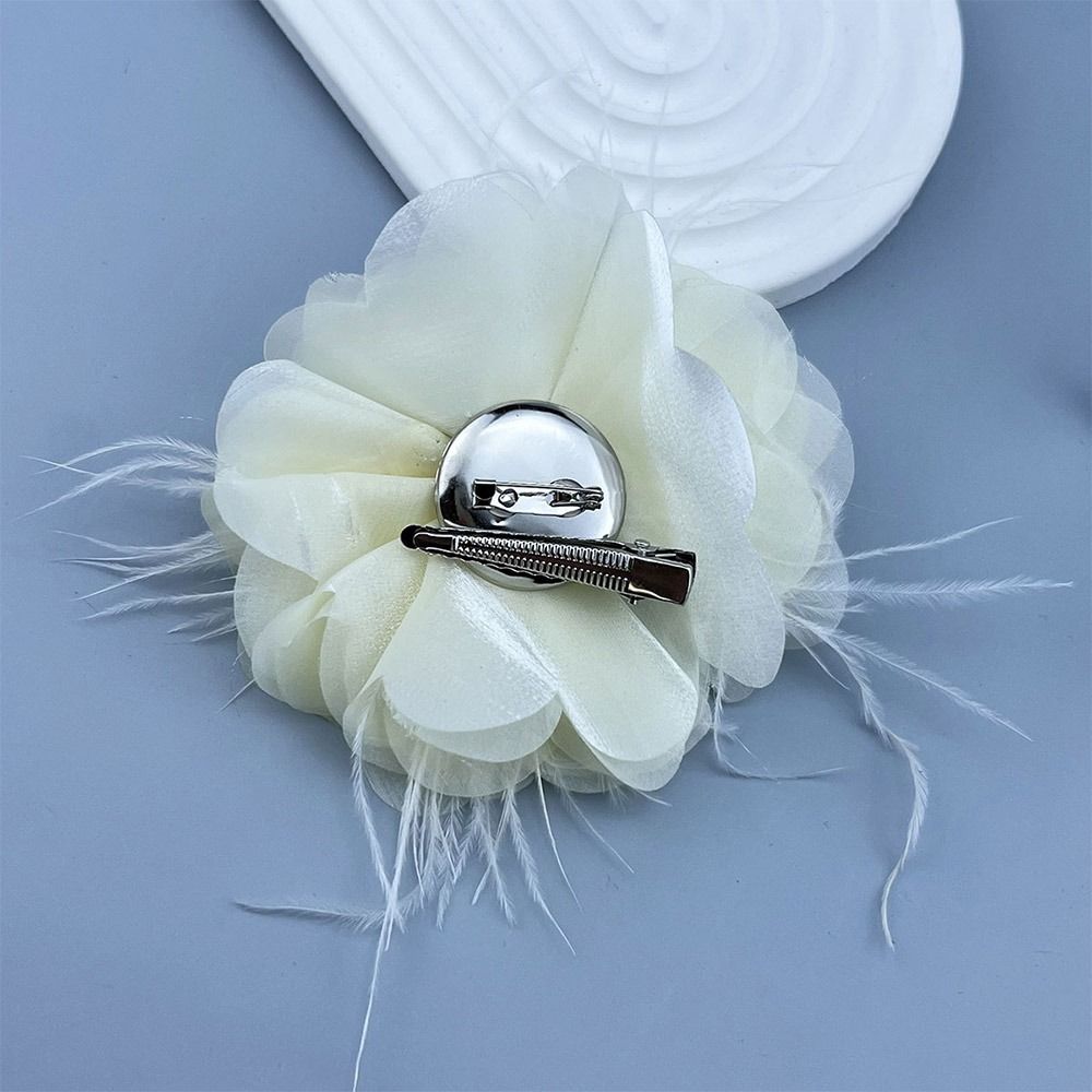 Тканевые аксессуары ручной работы Большая цветочная брошь для костюма, свитера, пальто, тканевые художественные булавки для лацканов, корсаж