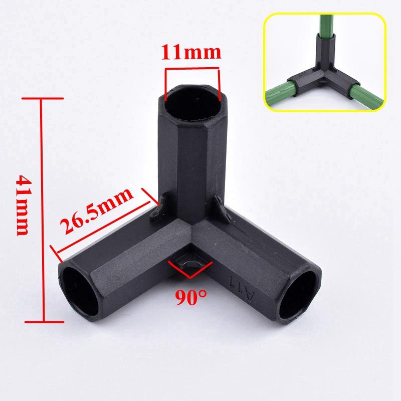 2-30 шт. садовые колышки для растений окантовка угловое соединение шкаф теплица каркас строительные фитинги соединители для цветочных подставок