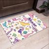 Custom Name Dinosaur Printed Carpet,Rug for Office Chair Living Room Bedroom Kitchen Room Decor Gifts.